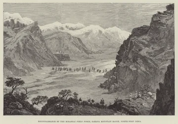 Reconnaissance by the Miranzai Field Force, Samana Mountain Range, North-West India